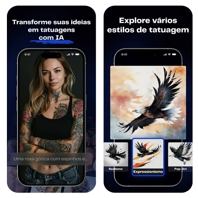 Aplicativos para simular tatuagens