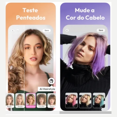 Aplicativos para simular corte de cabelo