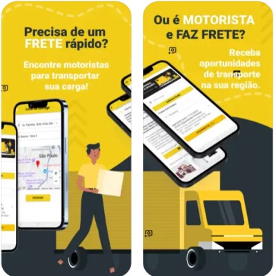 Aplicativos de GPS de caminhão