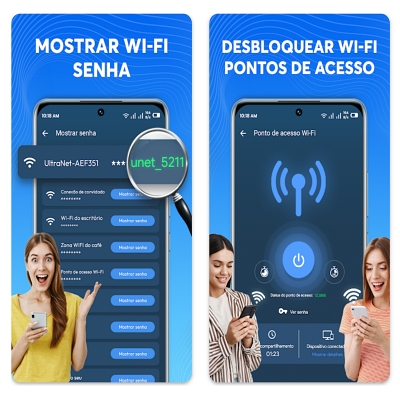 Aplicativos para conectar em Wi-Fi