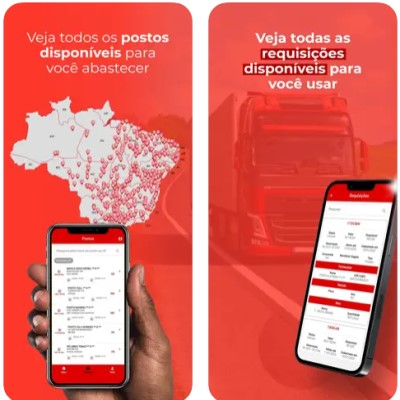 Aplicativos de GPS de caminhão