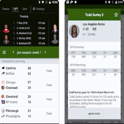 Aplicativos para acompanhar NFL (jogos, estatísticas e previsões)